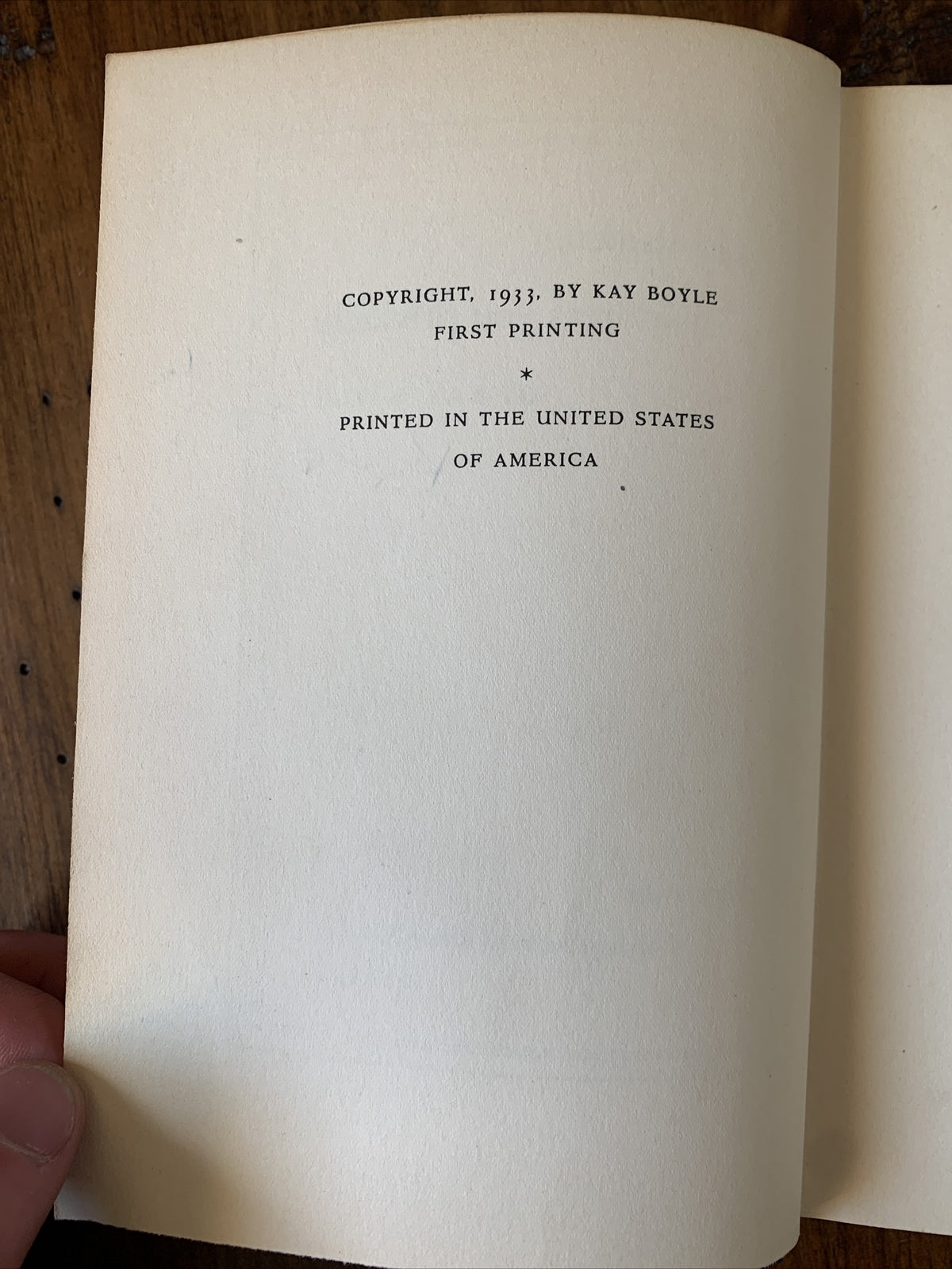 Gentlemen, I Address you Privately - Kay Boyle - Signed 1st Ed. 1933