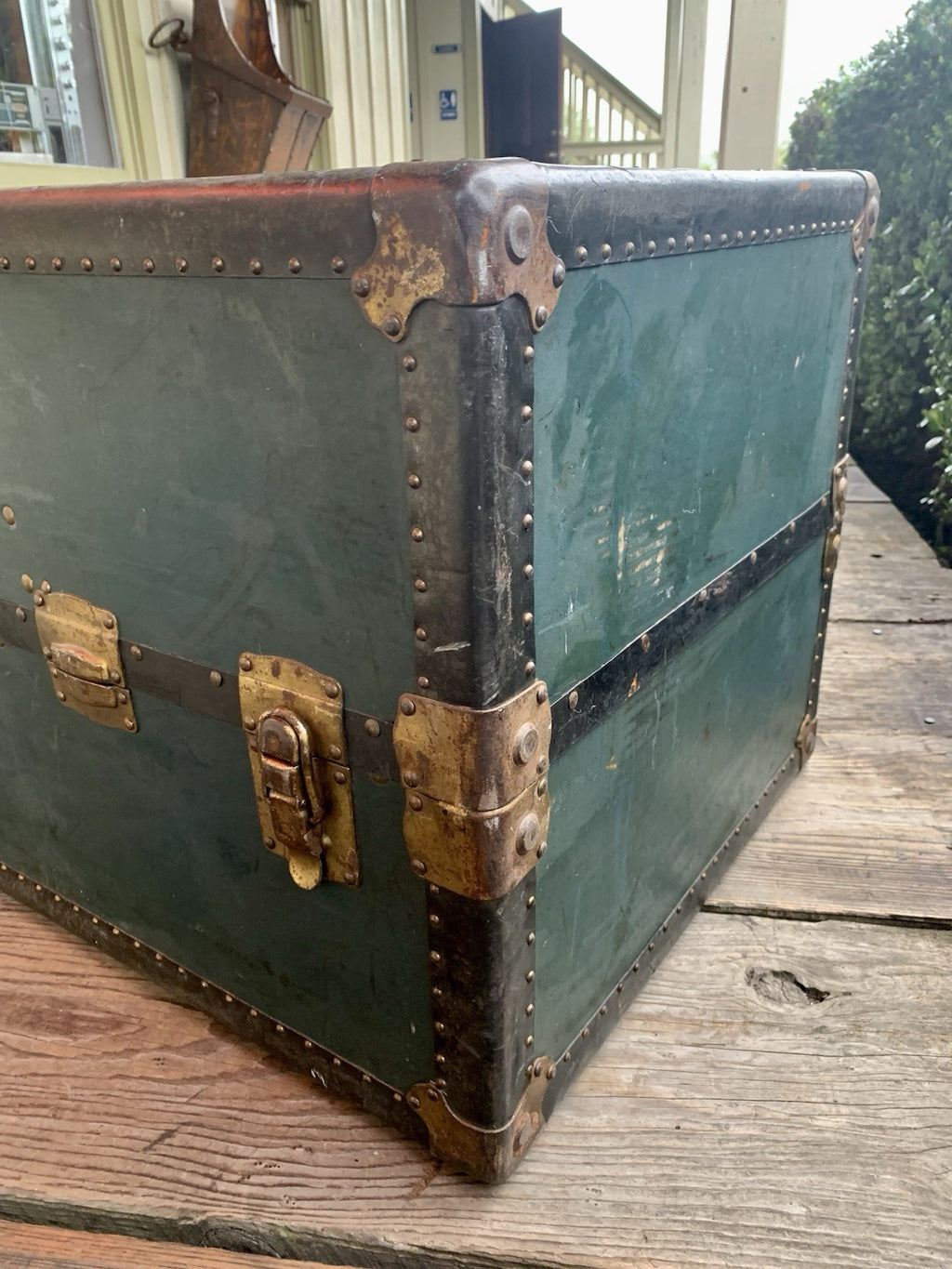 Rare Steamer Trunk - Hirschfelder & Meaney- San Francisco - Ca. 1920
