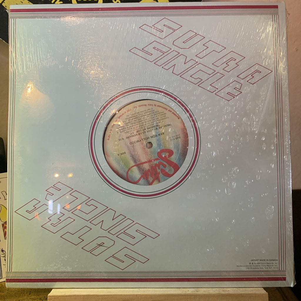 Ava Von Hollywood ‎– Treasure My Love -  Sutra Records ‎– SUD 61C - SEALED COPY