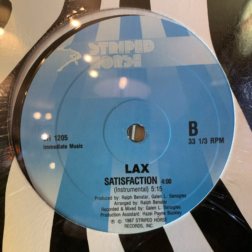 LAX ‎– Satisfaction - Striped Horse – SH 1205 - SEALED!!!