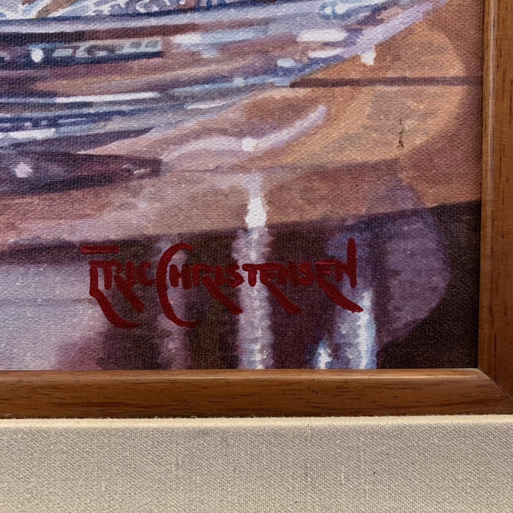 Erik Christensen Limited Edition Giclée On Canvas + Original Signed Sketch
