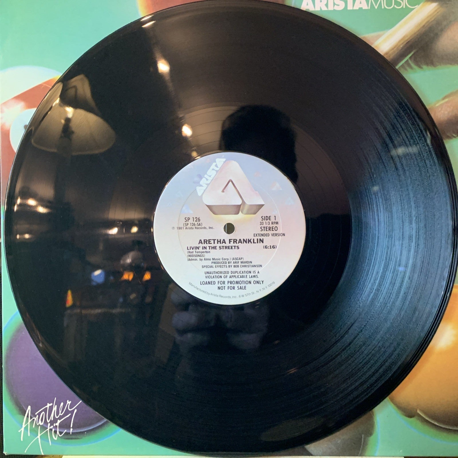 Aretha Franklin ‎– Livin' In The Streets - Arista – SP 126 - 12” Promo - NM(M-)