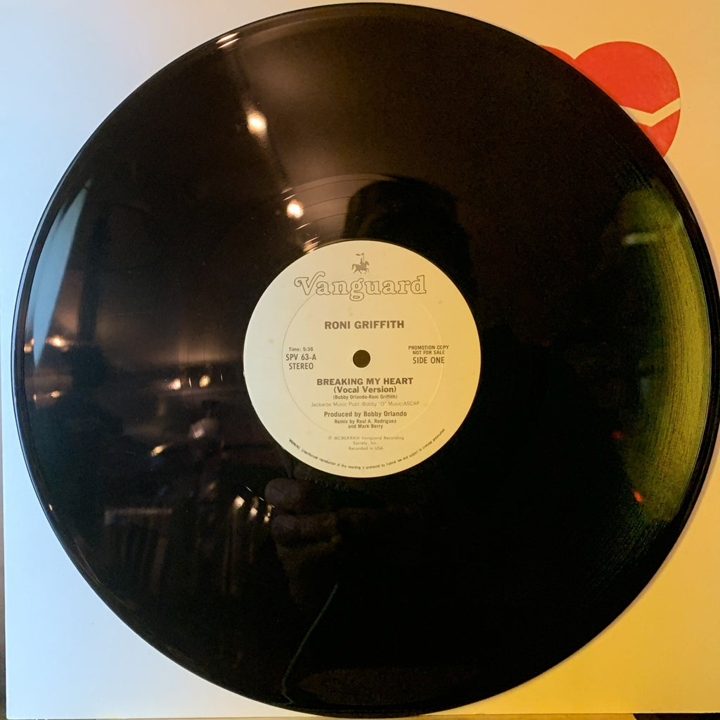 Roni Griffith – Breaking My Heart - Vanguard – SPV 63 - 12” Promo - NM (M-)