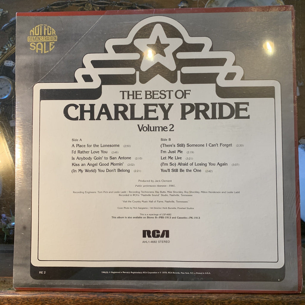 The Best Of Charlie Pride Volume 2 Gold Promo Partially SEALED