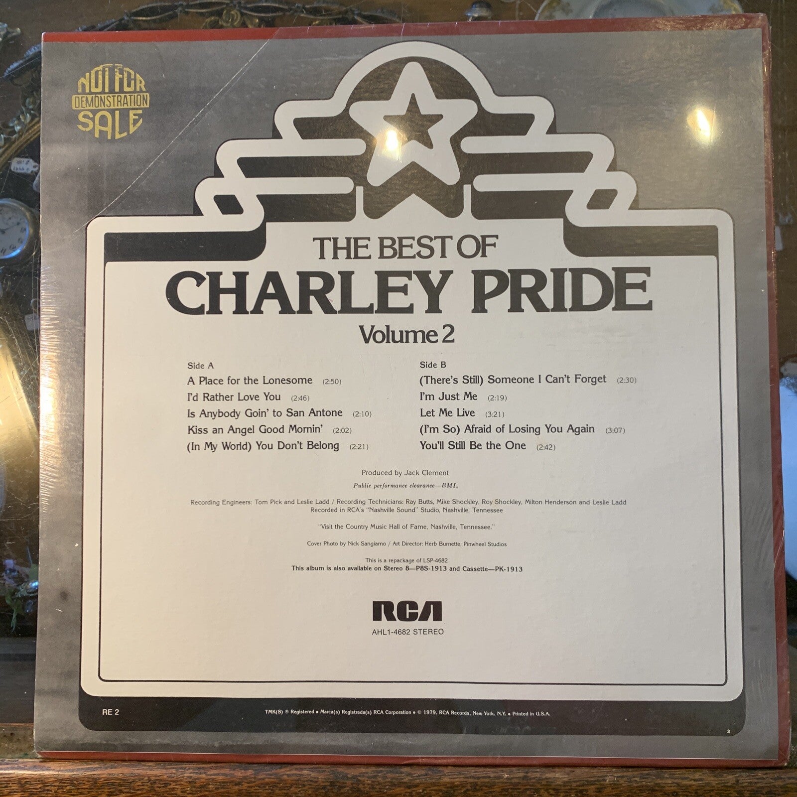 The Best Of Charlie Pride Volume 2 Gold Promo Partially SEALED