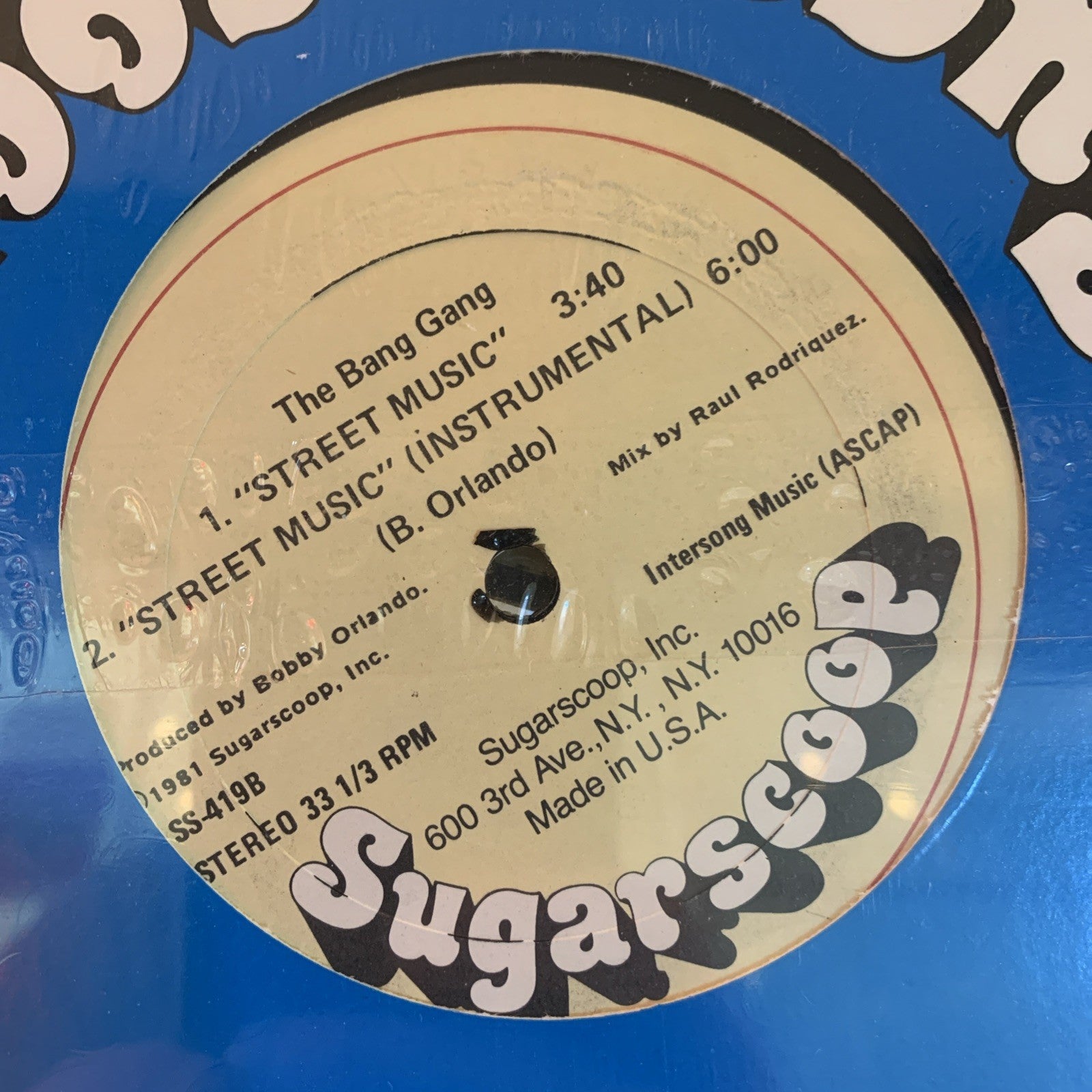 The Bang Gang - Street Music - SS-419A - Mint Sealed