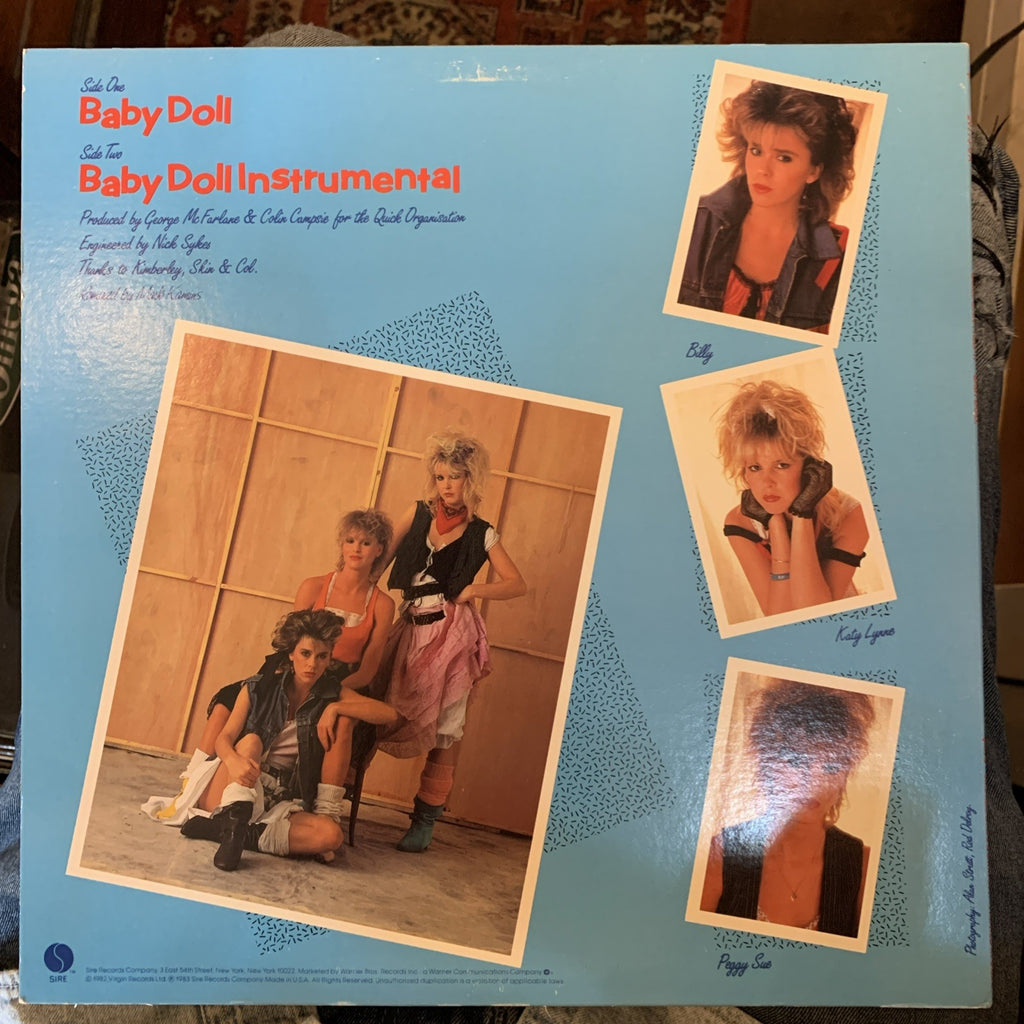 Girls Can't Help It – Baby Doll - Sire – 0-29773 - Promo - NEAR MINT+