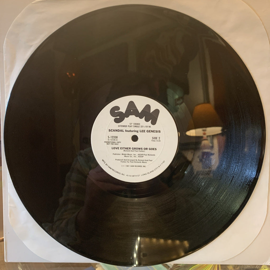 Scandal Featuring Lee Genesis – I Wanna Do It - Sam Records – 12” Promo - NM+