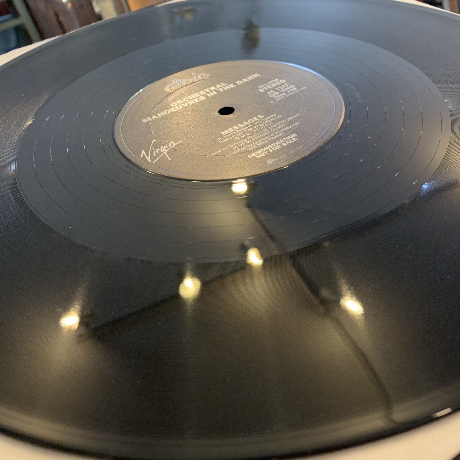 Orchestral Manoeuvres In The Dark – Enola Gay -  Epic ‎– AS 1247 - 12” Promo NM+