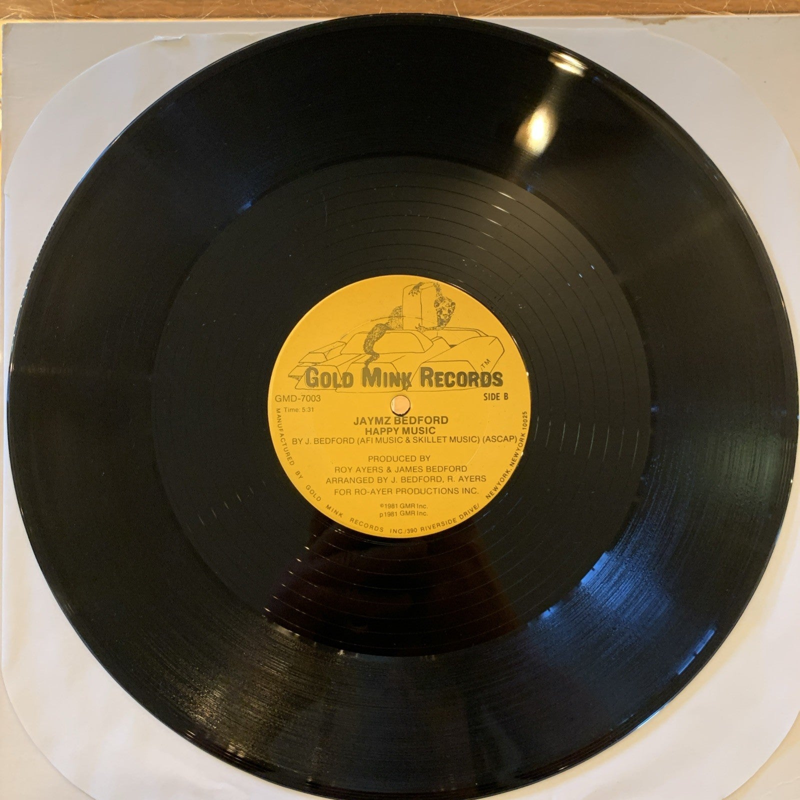 Jaymz Bedford – Just Keep My Boogie - GMD-7003 Gold Mink Records - 12” NEAR MINT