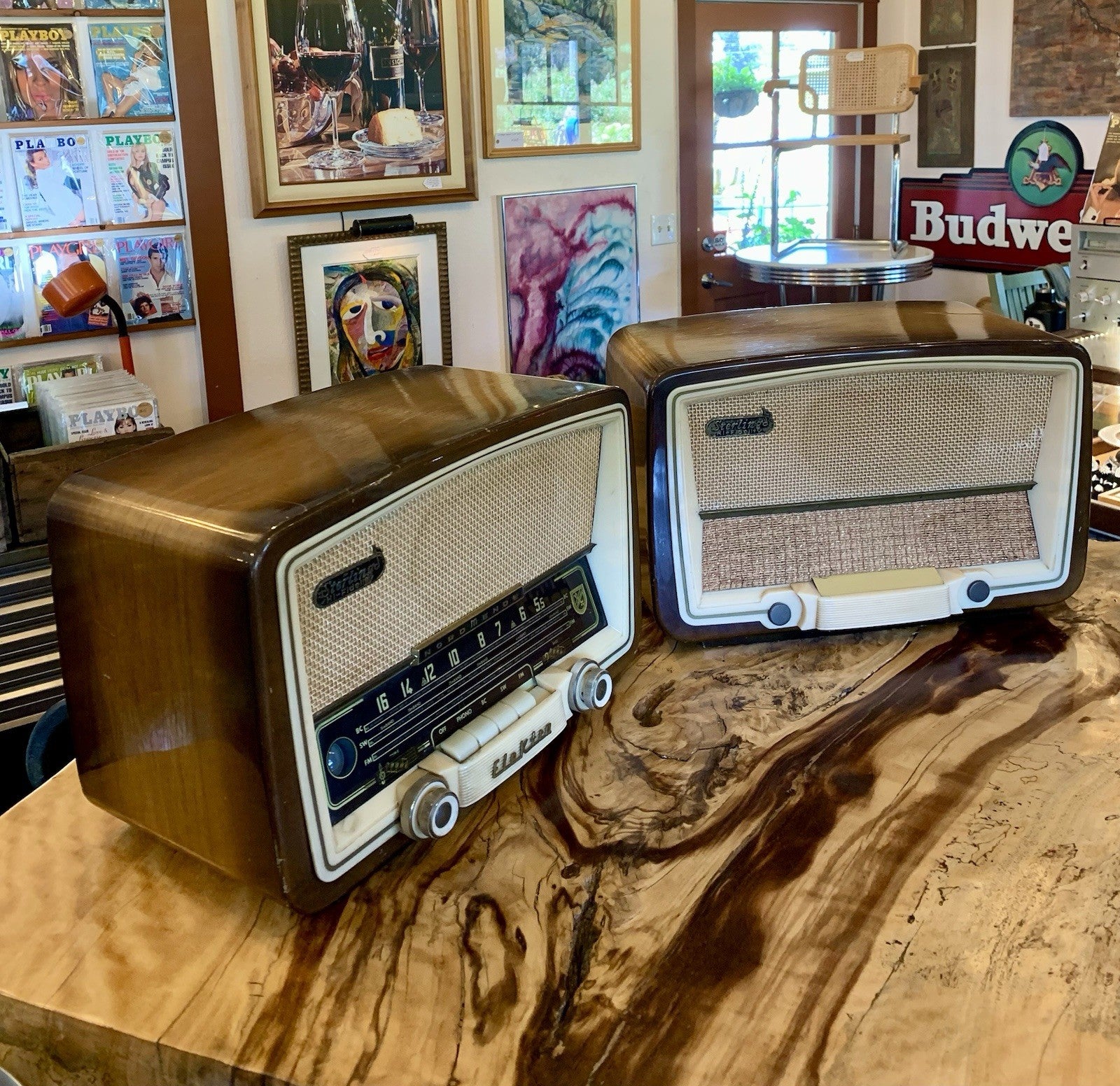 Normende Electra Tube Radio w/ Rare Extension Speaker