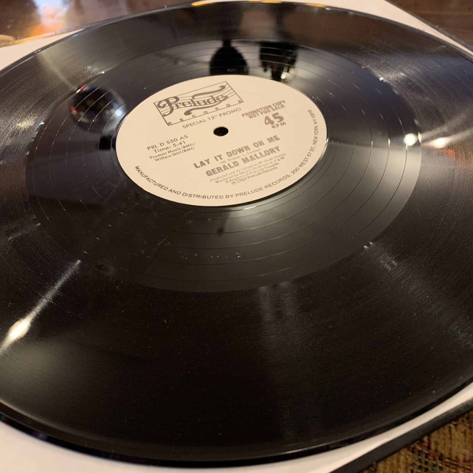 Gerald Mallory ‎– Lay It Down On Me -  Prelude Records ‎– PRL D 550 - NEAR MINT+