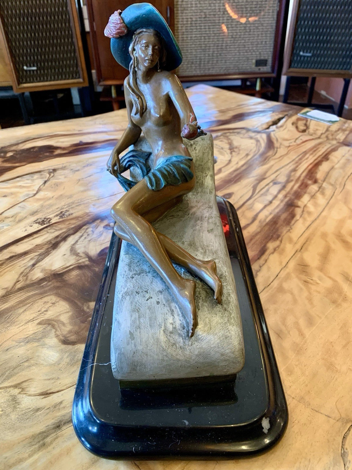 Art Nouveau Bronze Sculpture - Signed By Artist