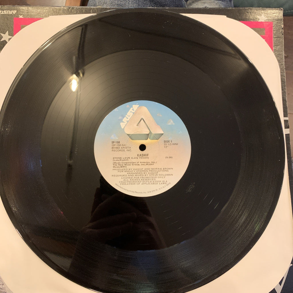 Kashif – Stone Love - Arista – SP-158 - Gold Promo - Hype Sticker - NEAR MINT+