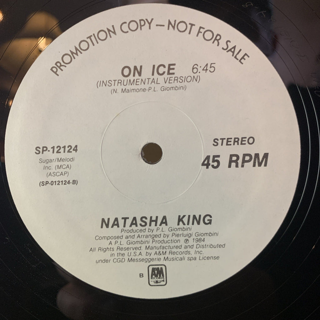 Natasha King ‎– On Ice - A&M Records ‎– SP-12124 - 12” Promo - NM (M-)