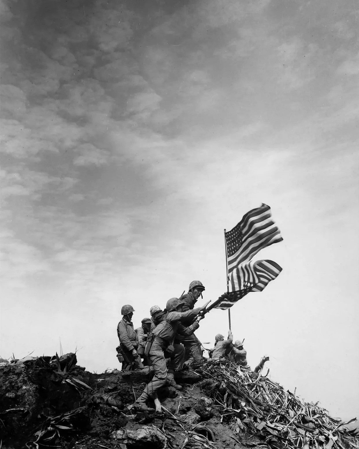 Bob Campbell  (SF Chronicle, WWII Iwo Jima) - Large 30” x 37” Archival Print