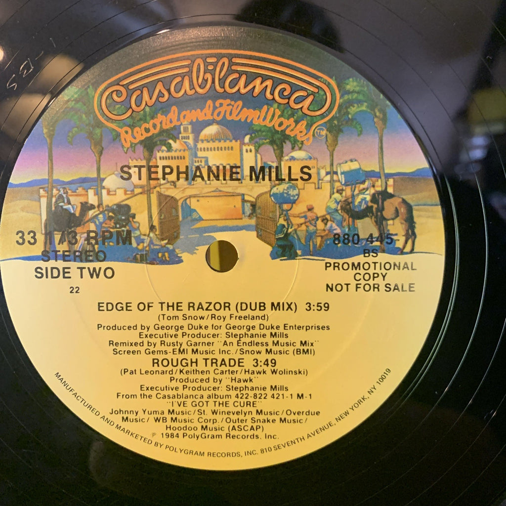 Stephanie Mills – Edge Of The Razor - Casablanca – 880 445-1 - 12” Promo - NM/NM