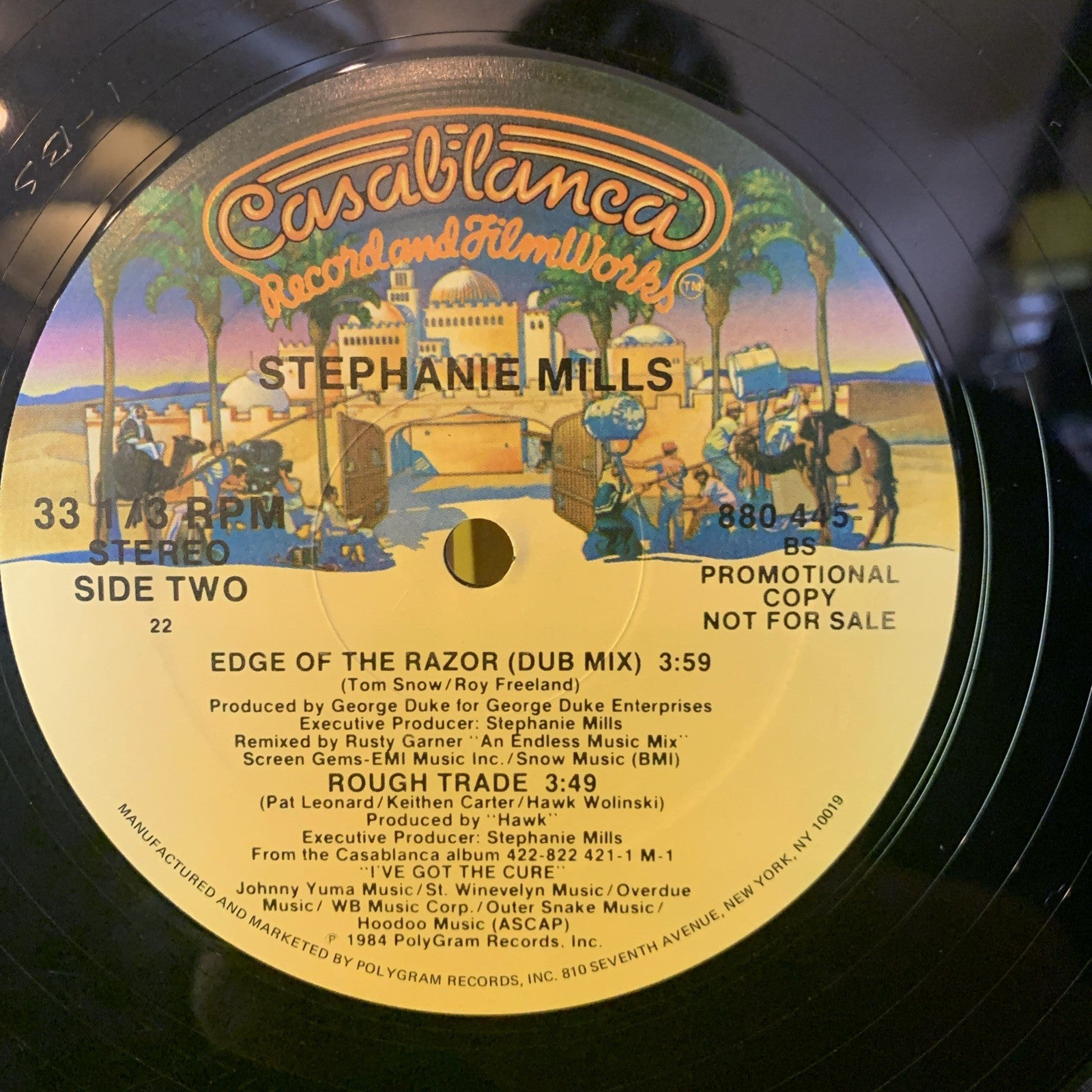 Stephanie Mills – Edge Of The Razor - Casablanca – 880 445-1 - 12” Promo - NM/NM