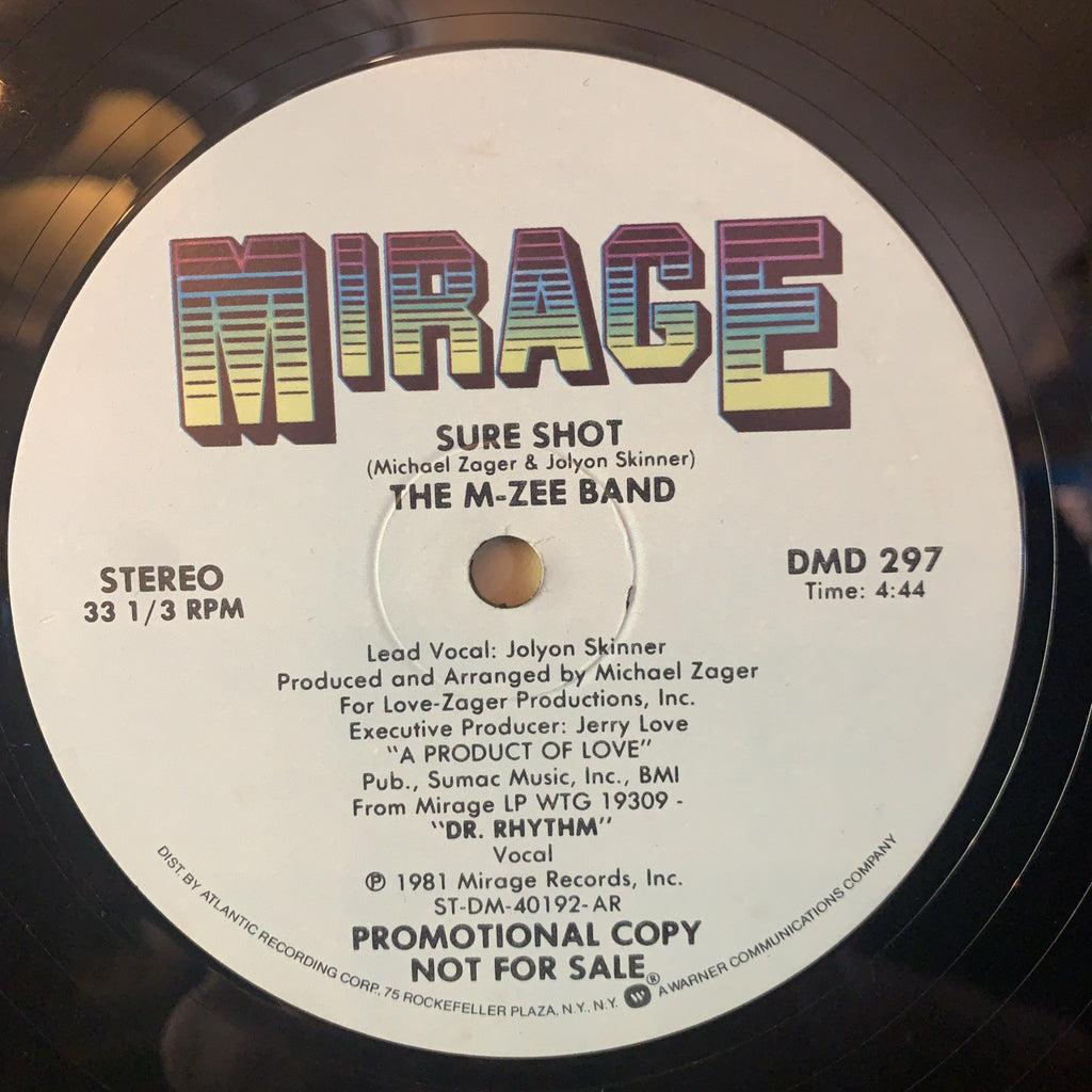 The M-Zee Band – Who's Funkin' You / Sure Shot - 12” Promo - NEAR MINT+