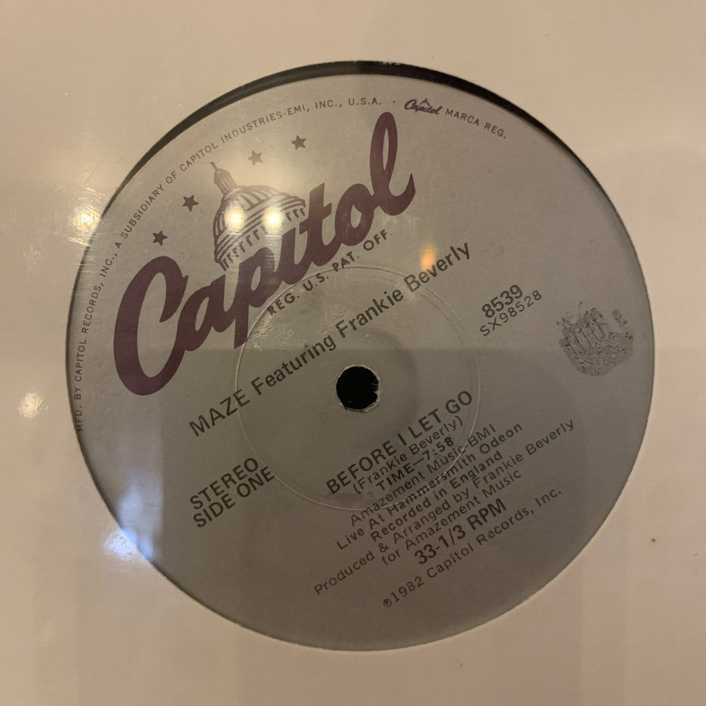 Maze Ft. Frankie Beverly – Before I Let Go  / Golden Time Of The Day - SEALED