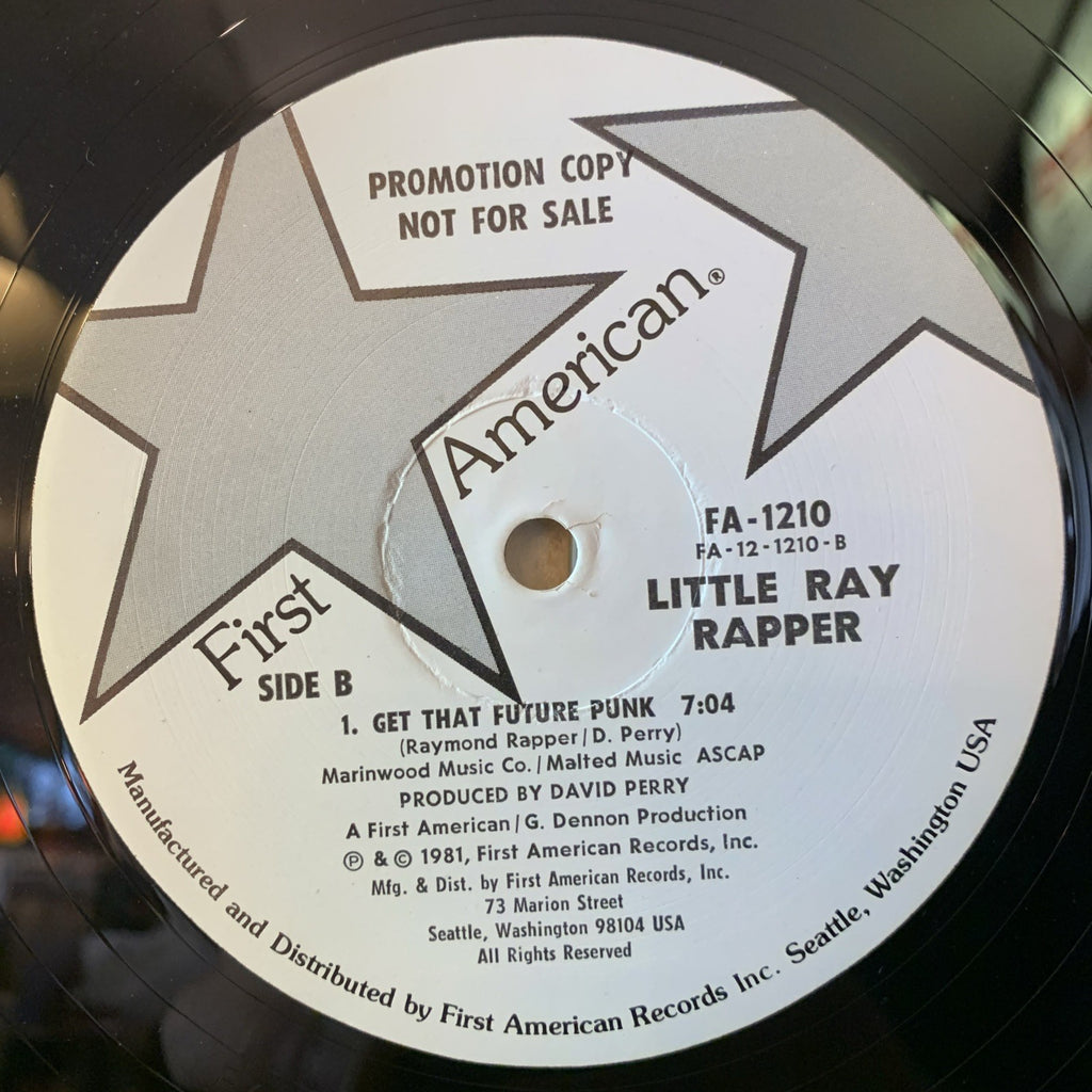 Little Ray Rapper ‎– I'm Little Ray Rapper -  First American ‎– FA-1210 - NM/NM
