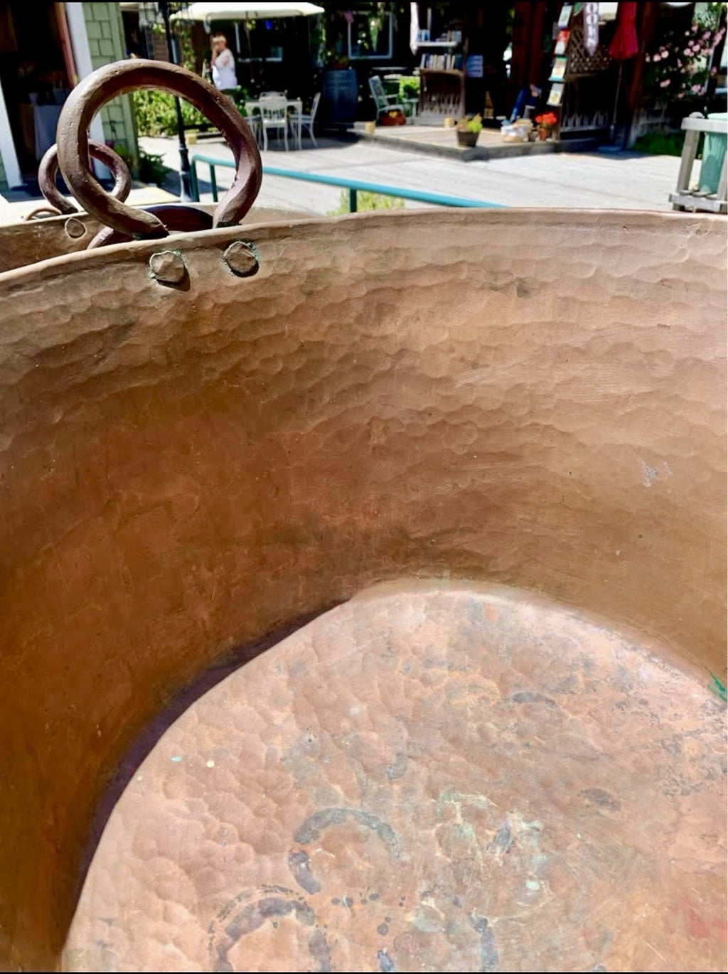 Set Of Antique Copper Pots