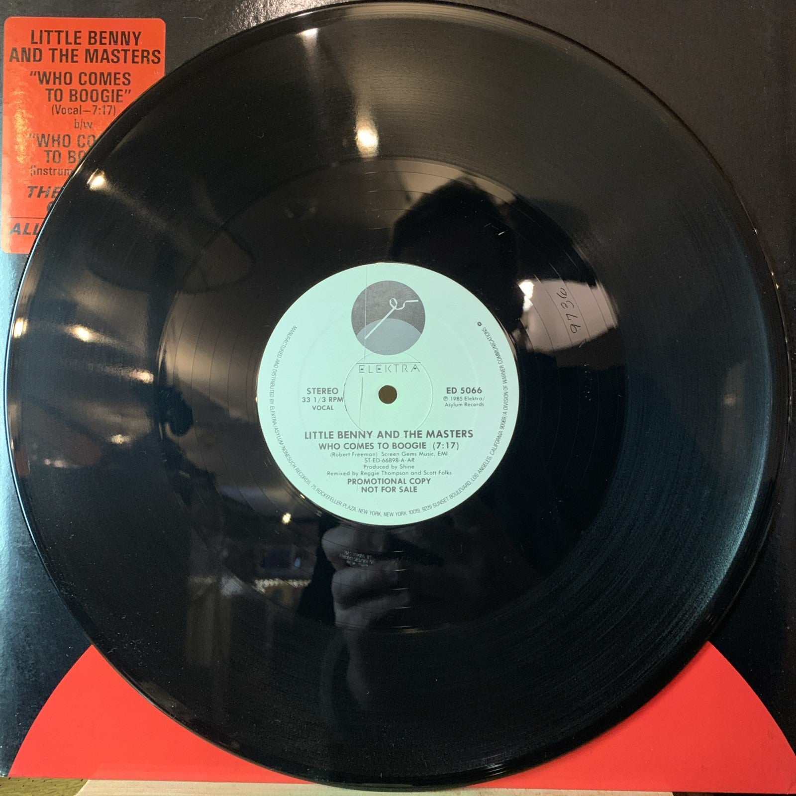 Little Benny And The Masters – Who Comes To Boogie - 12” Promo - NM/NM (M-)