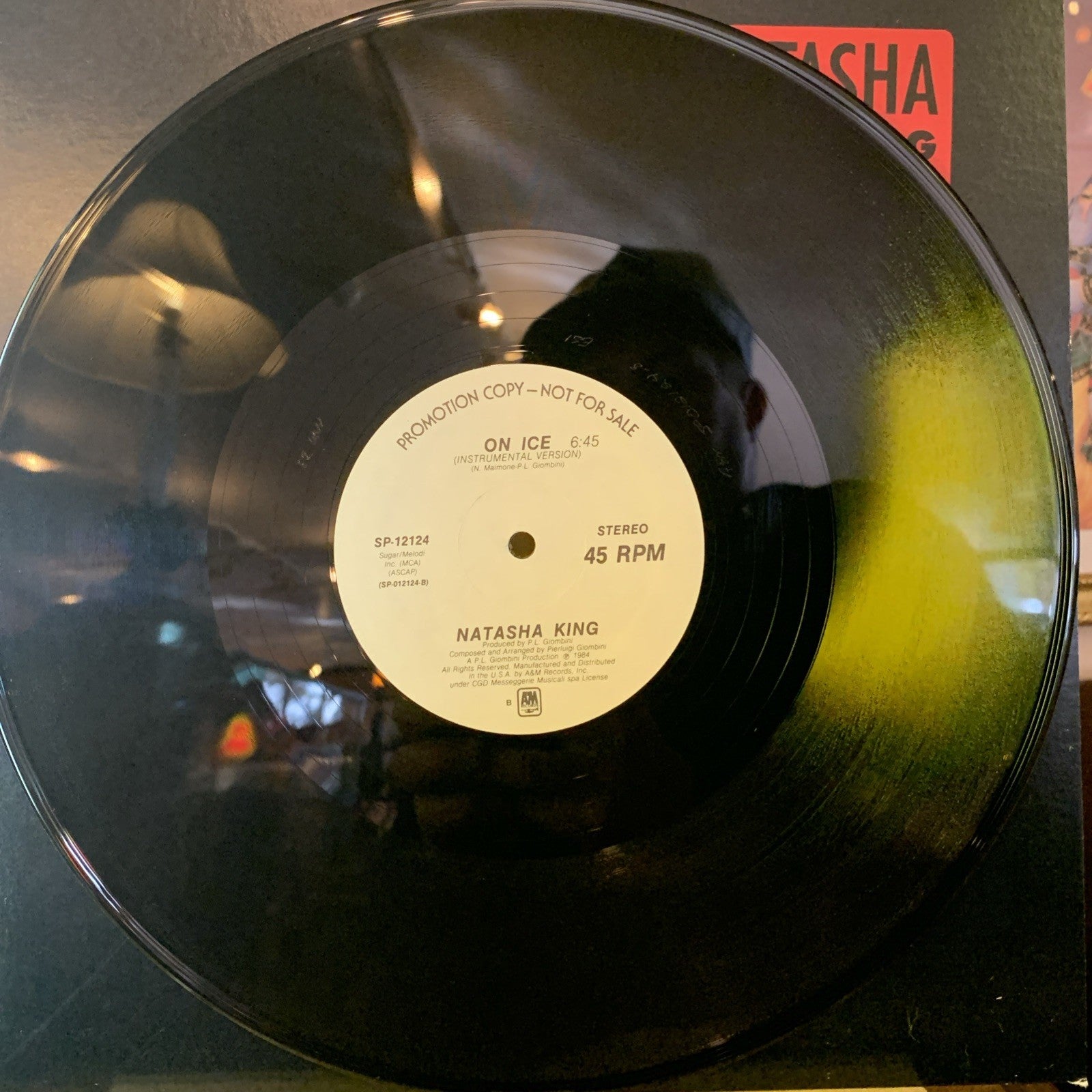 Natasha King ‎– On Ice - A&M Records ‎– SP-12124 - 12” Promo - NM (M-)