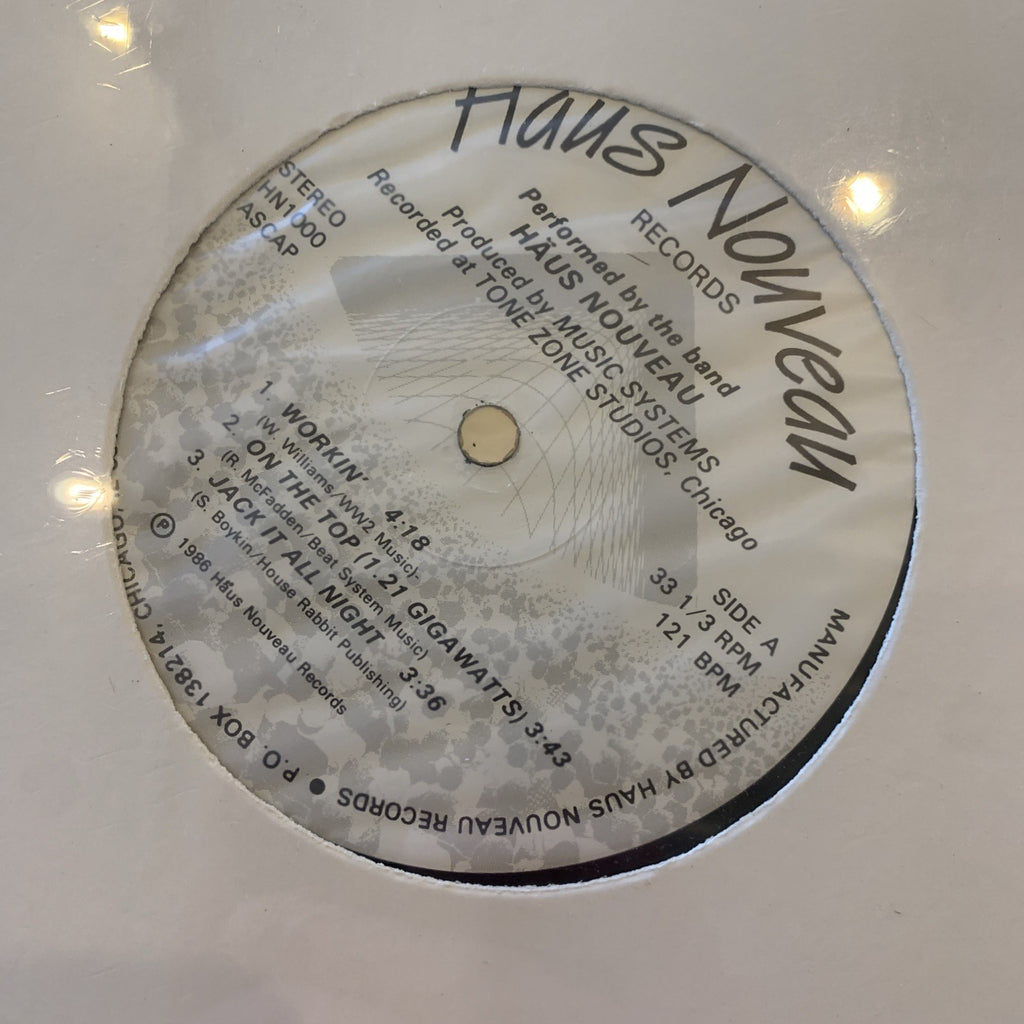 Häus Nouveau – Workin / On The Top (1.21 Gigawatts) / Jack It All Night / SEALED