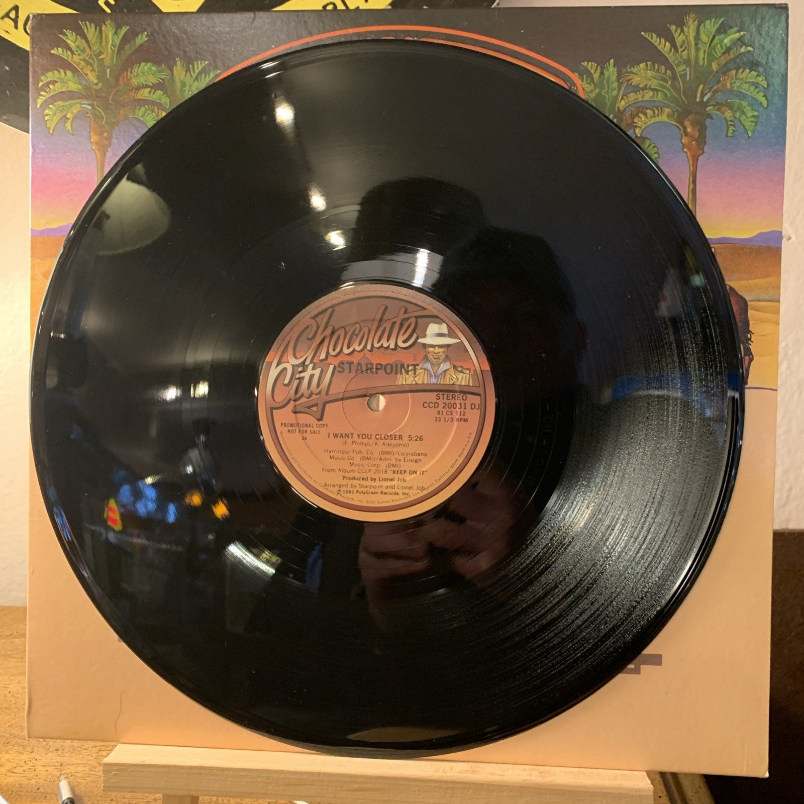 Starpoint – I Want You Closer - Chocolate City – CCD 20031 DJ - 12” Promo NM+
