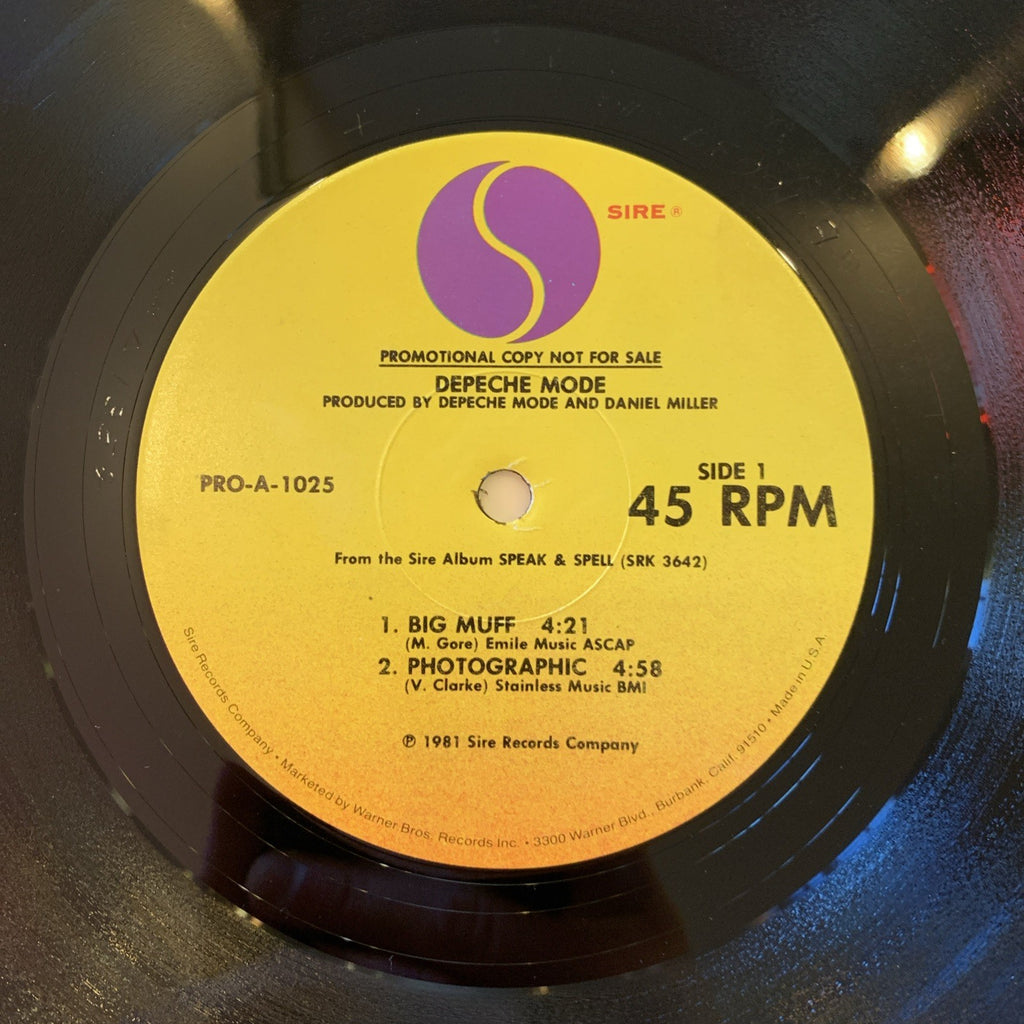 Depeche Mode Big Muff/Photographic/Nodisco/Boys Say Go! 12" Sire Promo