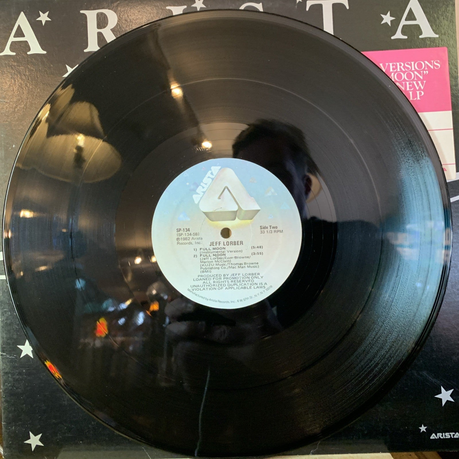 Jeff Lorber – Full Moon - Arista – SP-134 - 12” Promo - NEAR MINT (M-)