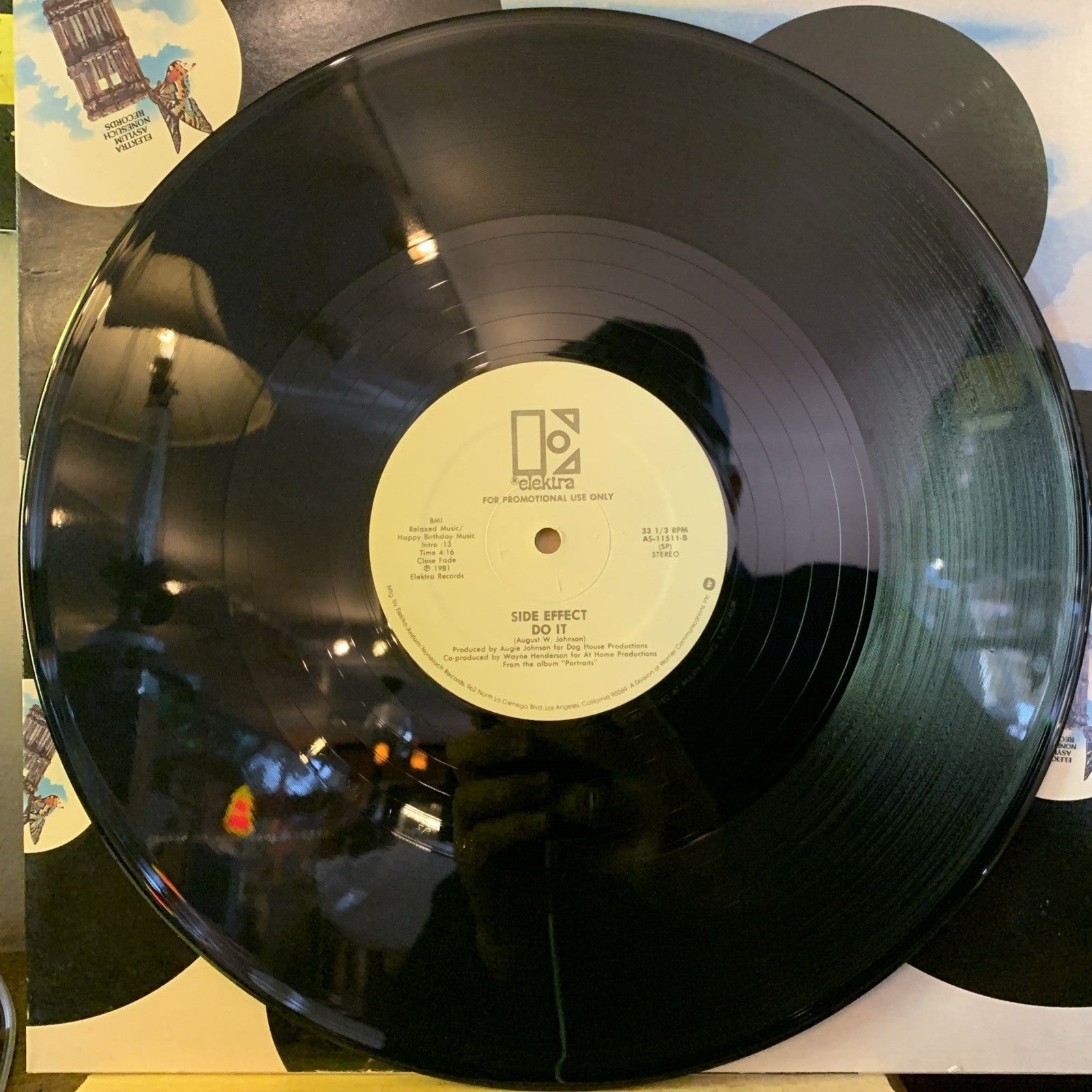 Side Effect – I Can't Play / Do It -  Elektra ‎– AS-11511 - 12” White Promo - NM