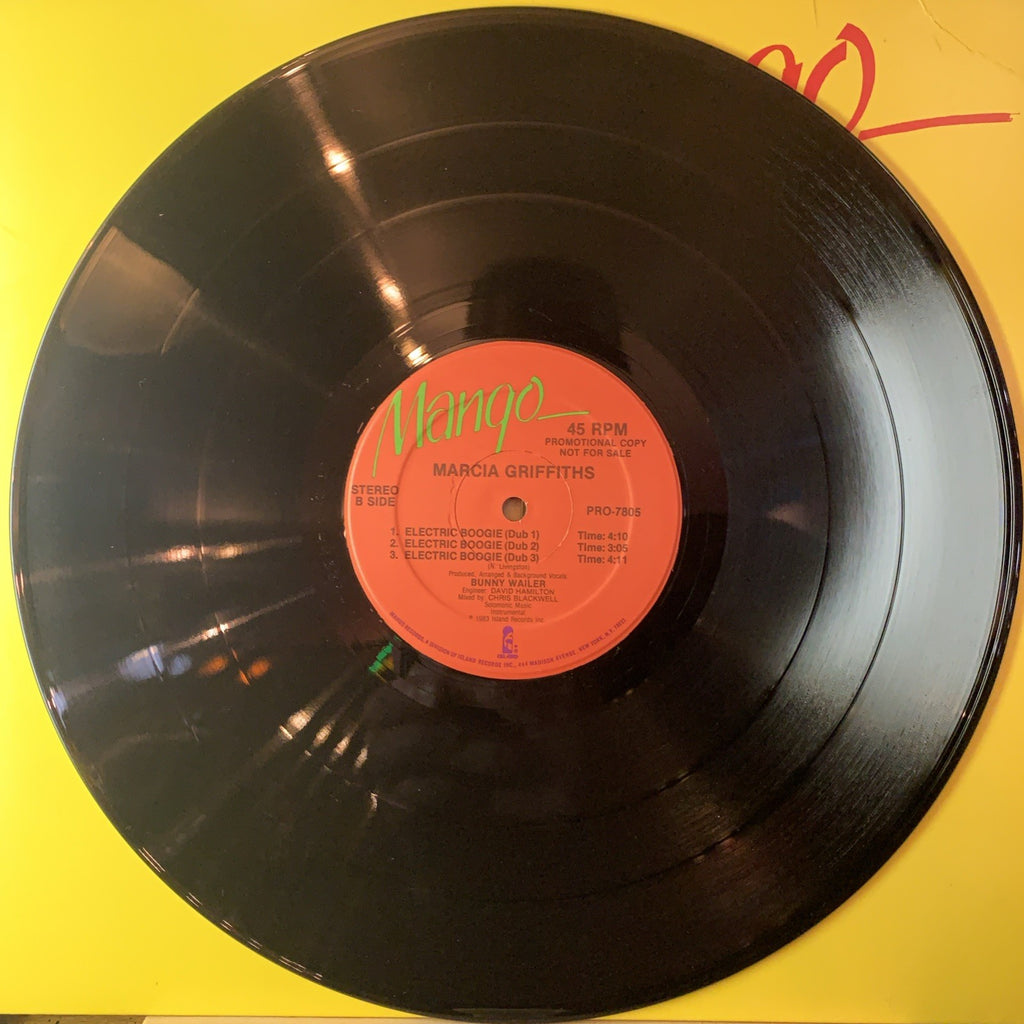Marcia Griffiths ‎– Electric Boogie - Mango ‎– PRO-7805 - 12” Promo - NM (M-)