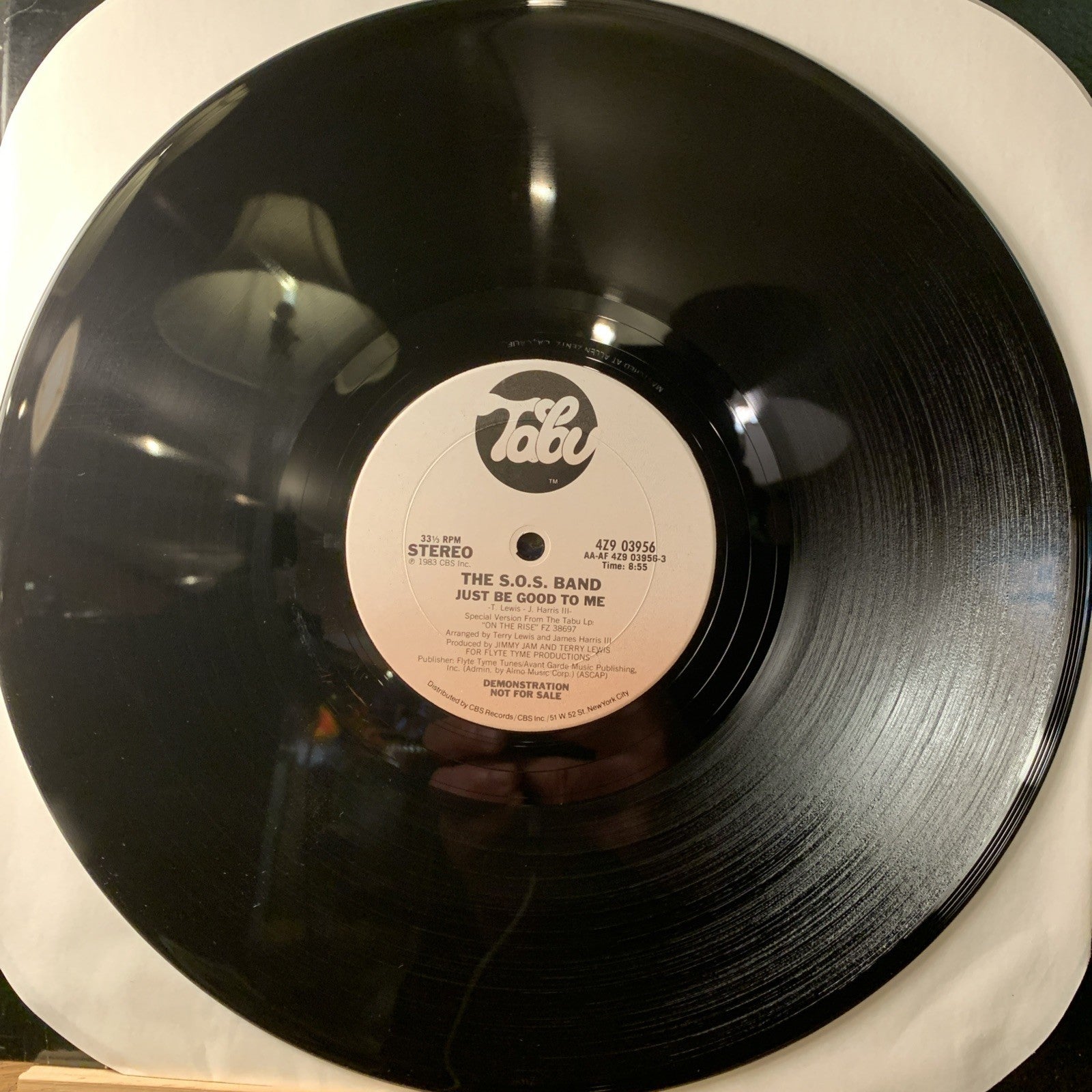 The S.O.S. Band ‎– Just Be Good To Me - Tabu Records ‎– 4Z9 03956 - 12” Promo NM