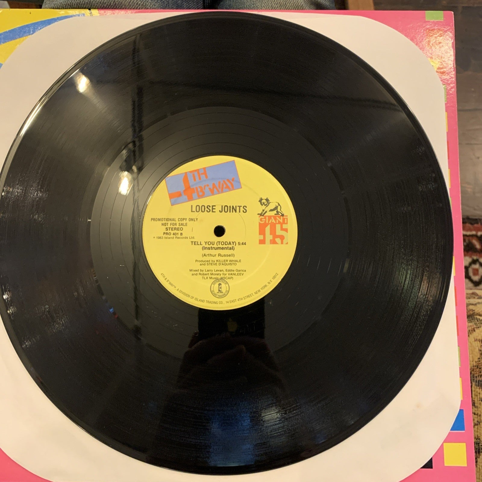 Loose Joints ‎– Tell You (Today) -  4th & Broadway ‎– PRO 401- Promo - NEAR MINT