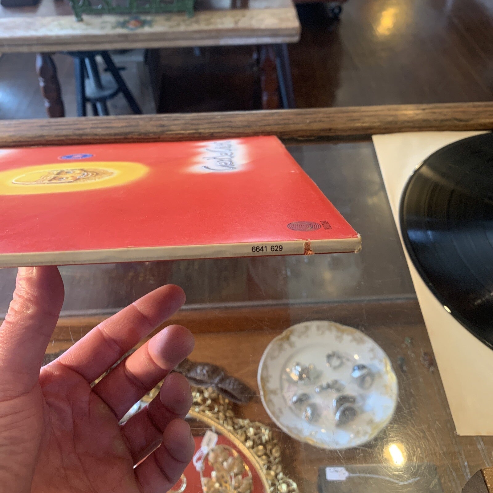 Gentle Giant Pretentious ORIGINAL SPACESHIP UK Vertigo LP Rare Import Sticker