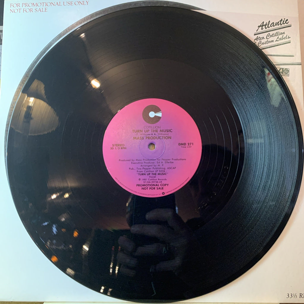 Mass Production ‎– Turn Up The Music / Bopp - DMD 271 - 12” Promo - EX/NM