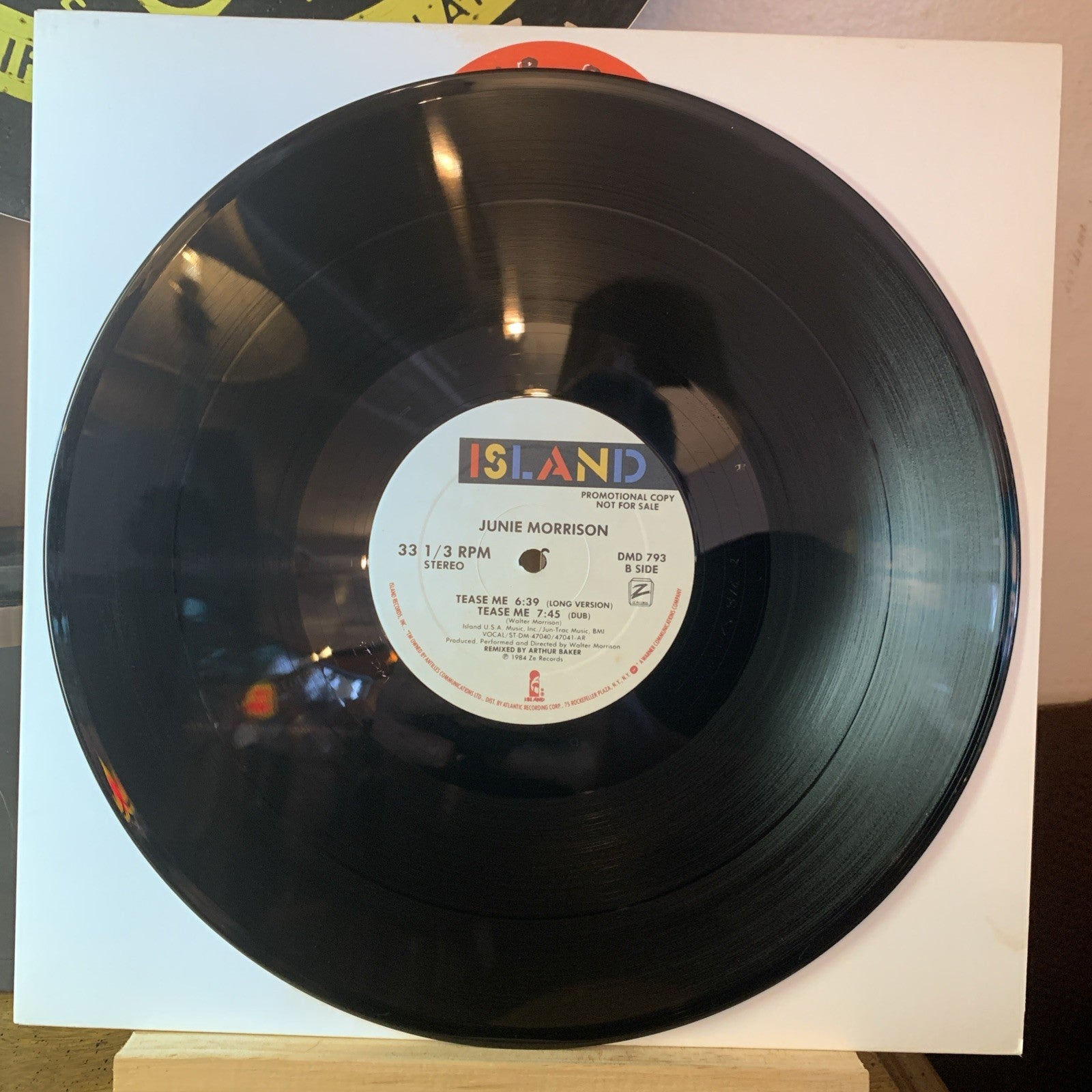 Junie Morrison ‎– Tease Me -  Island Records ‎– DMD 793 - 12” Promo - NM/NM