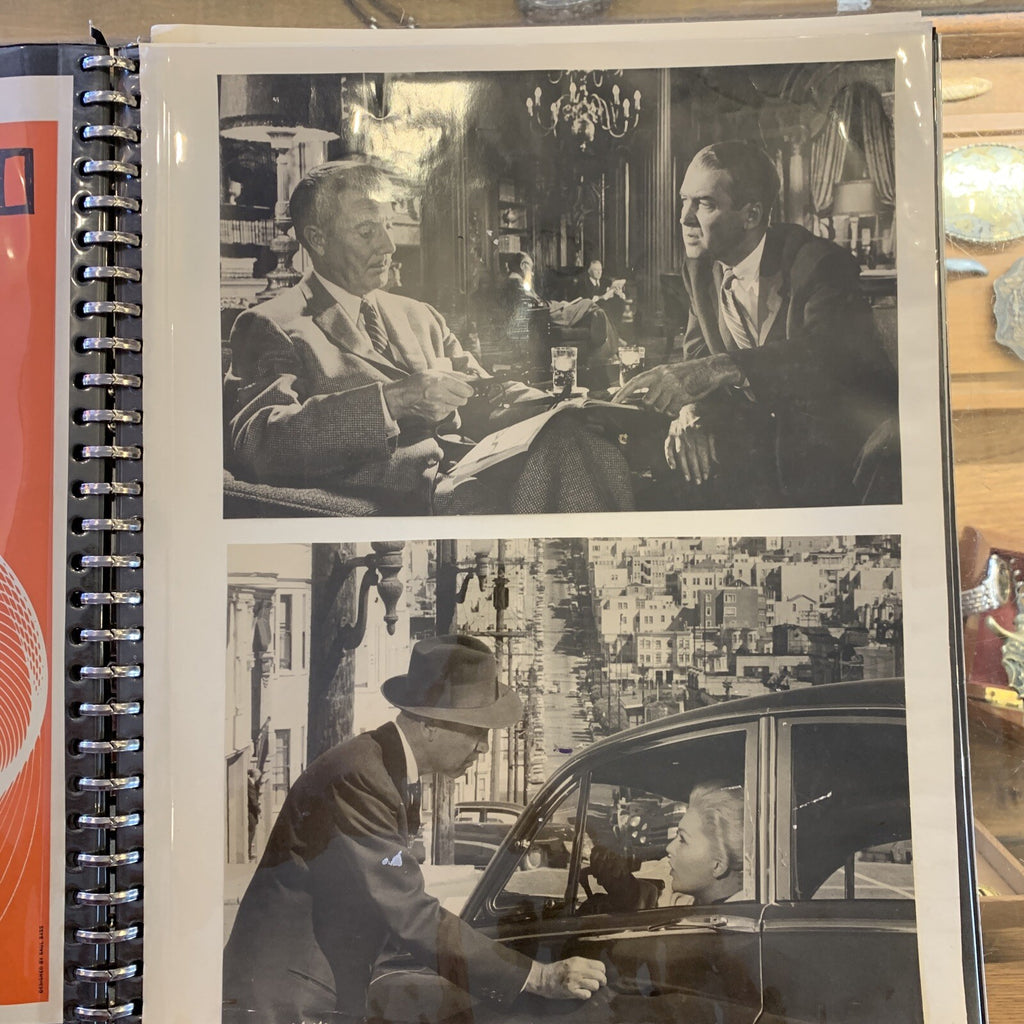 Movie Ephemera Scrapbook  - Vertigo - Alfred Hitchcock - Audrey Hepburn - Etc