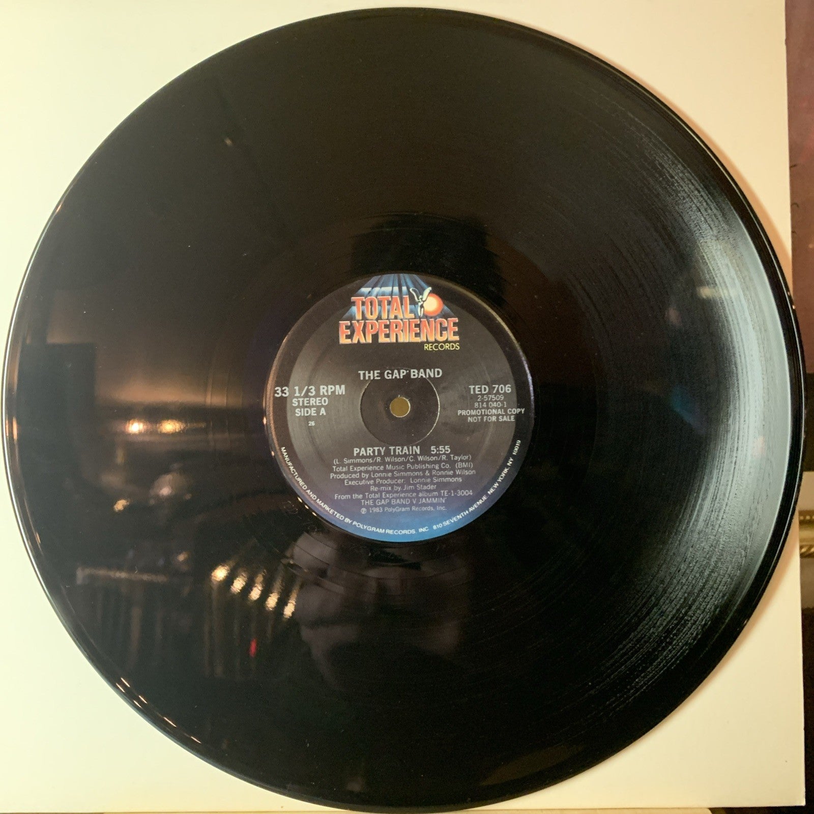 The Gap Band ‎– Party Train -  Total Experience Records ‎- 12” Promo - NM (M-)