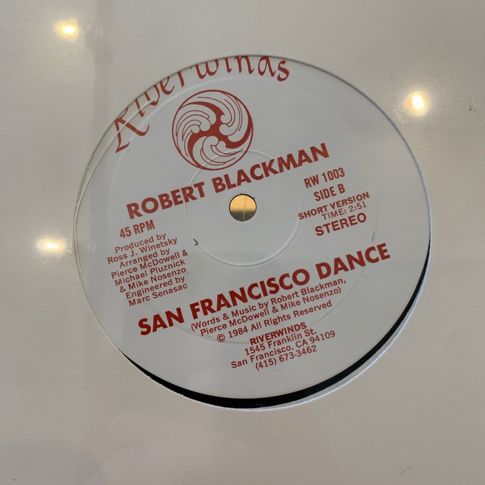 Robert Blackman ‎– San Francisco Dance - Original SEALED Copy!