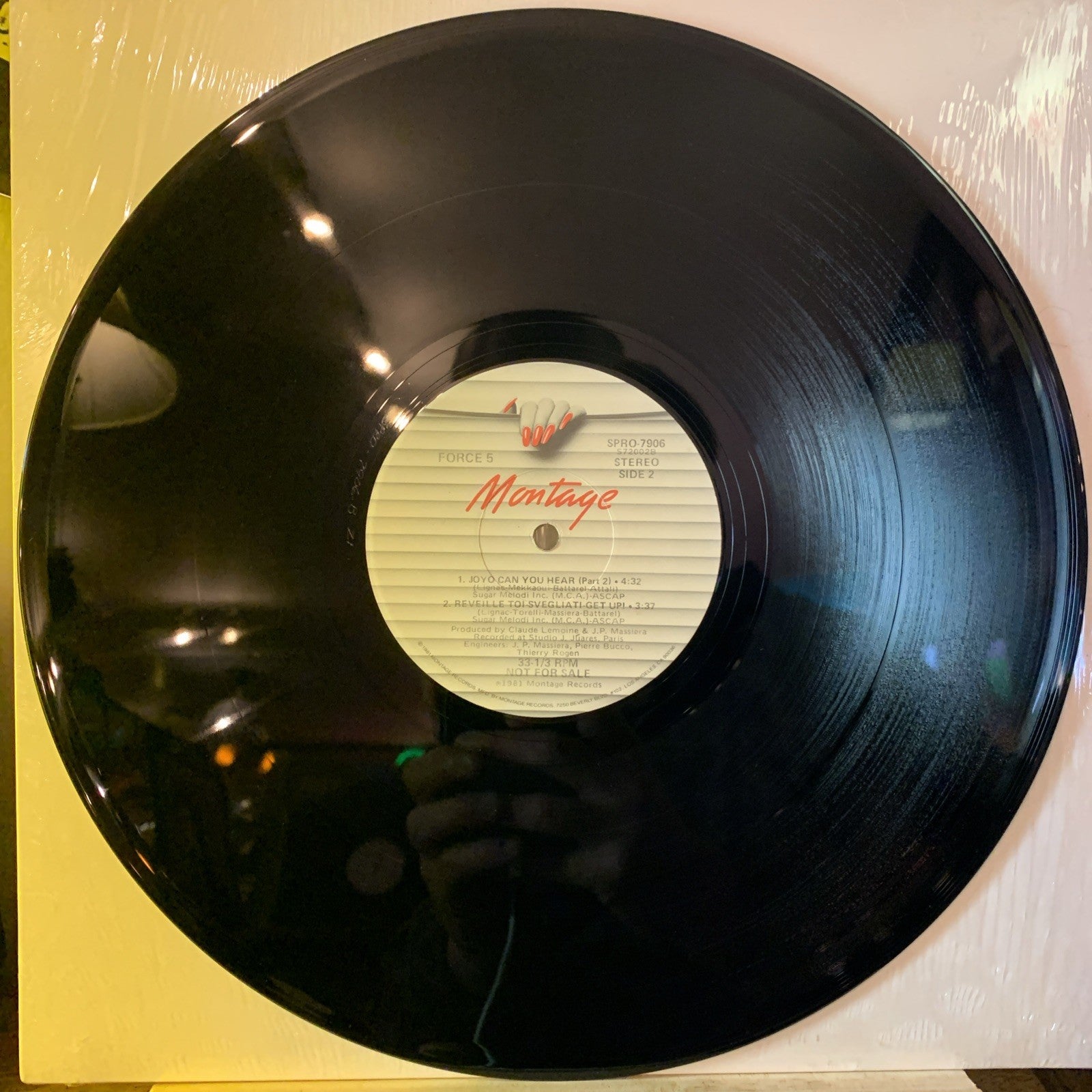 Force 5 – V-I-S-I-T-O-R-S '81 - Montage Records – SPRO-7906 - 12” Promo NM (M-)