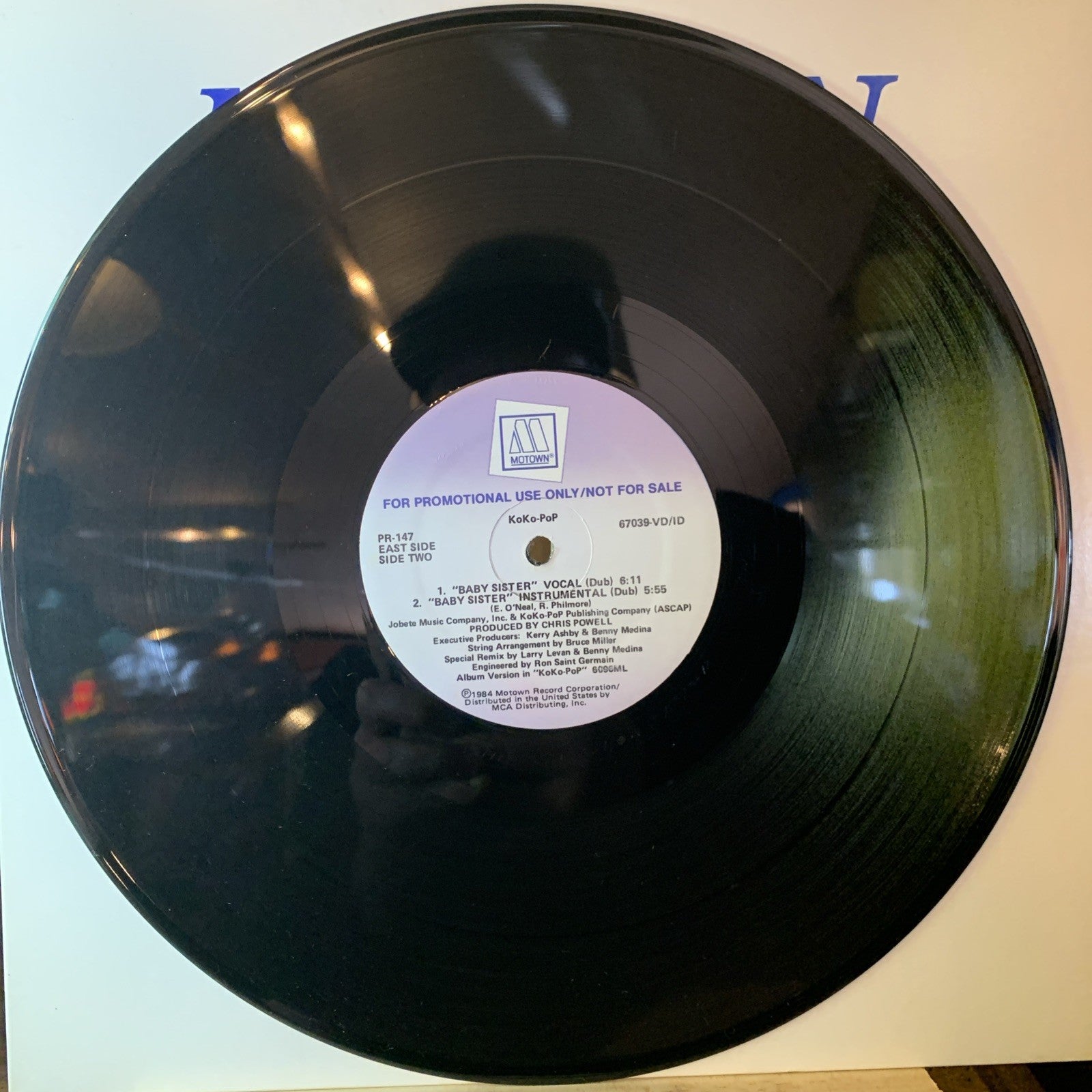 KoKo-PoP ‎– Baby Sister - Motown ‎– PR-147 - 12” Promo - NM/NM (M-)
