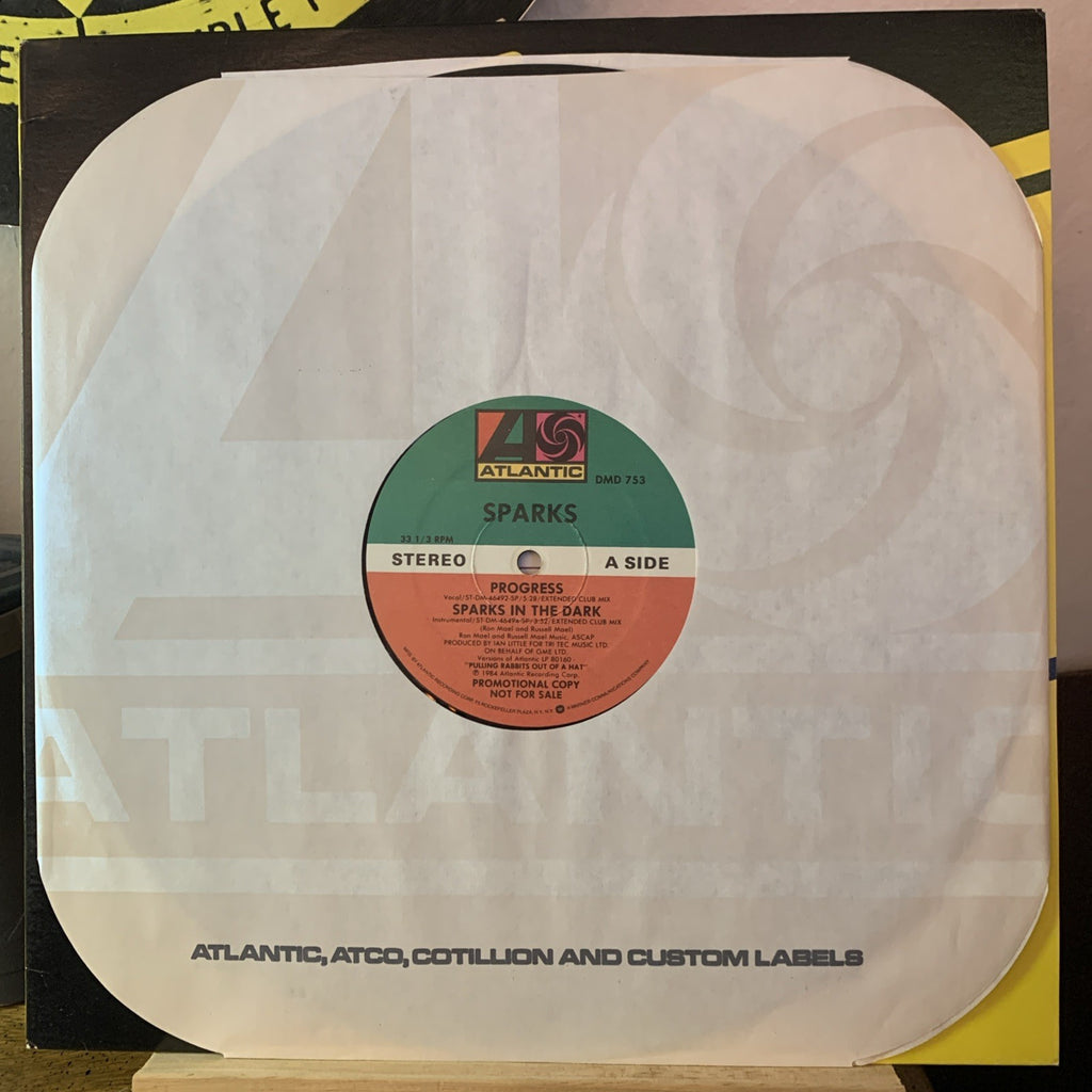 Sparks ‎– Progress - Atlantic – DMD 753 - 12” Promo - Hype - NM/NM