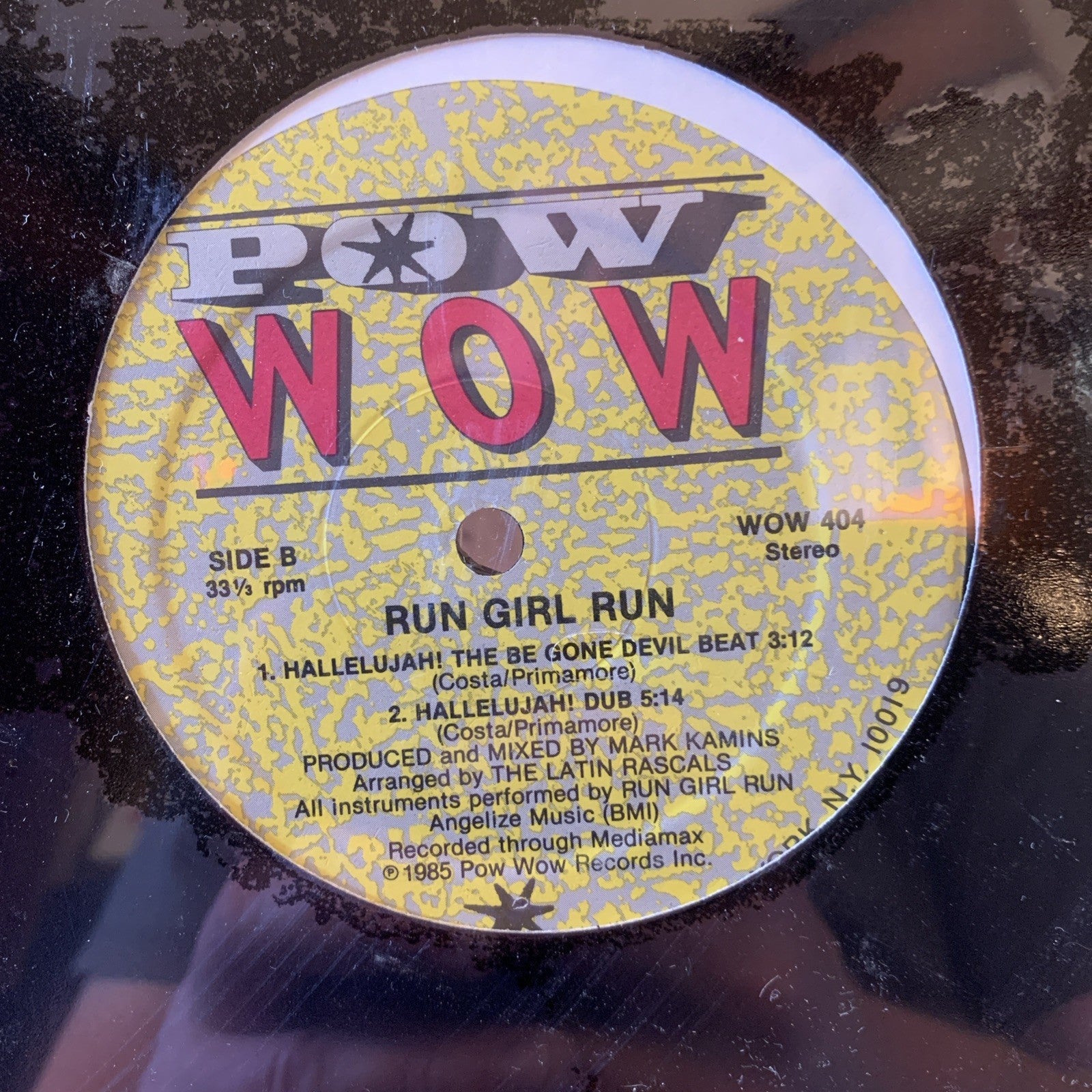 Run Girl Run – Hallelujah! Dance! - Pow Wow Records – WOW 404 - SEALED