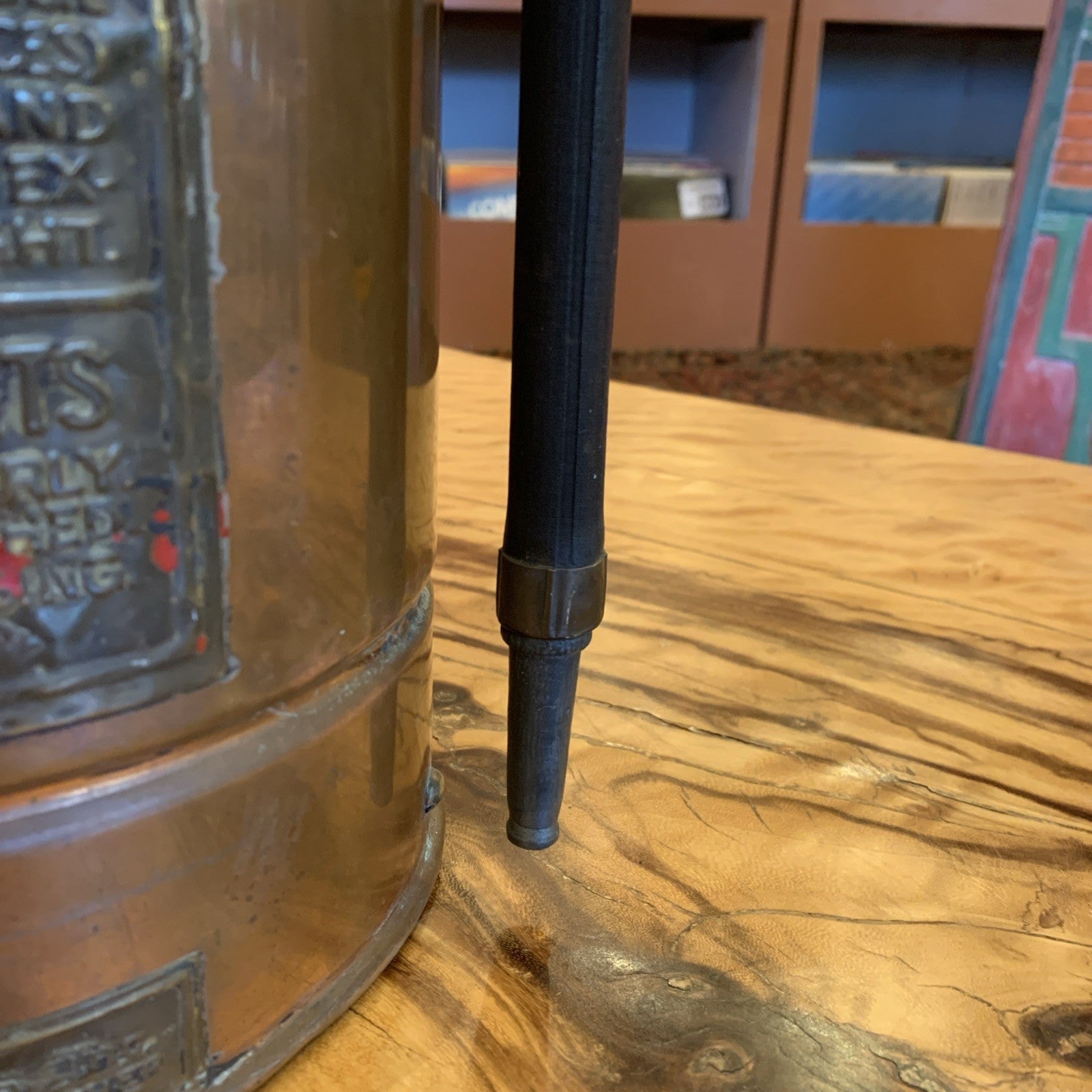Wil-X Brass Fire Extinguisher - Ca. 1920 - Brooklyn, NY - Excellant Condition