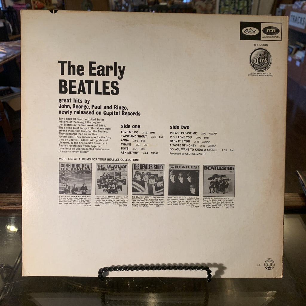 The Beatles - The Early BEATLES - Apple Records ST2309 1971 - VG+/Near Mint Disc