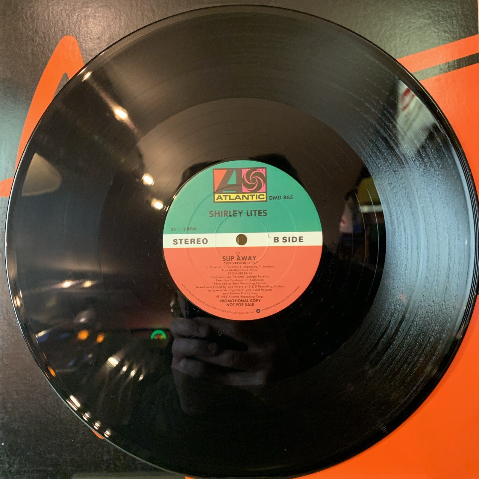 Shirley Lites – Slip Away - Atlantic – DMD 865 - 12” Promo - NM (M-)