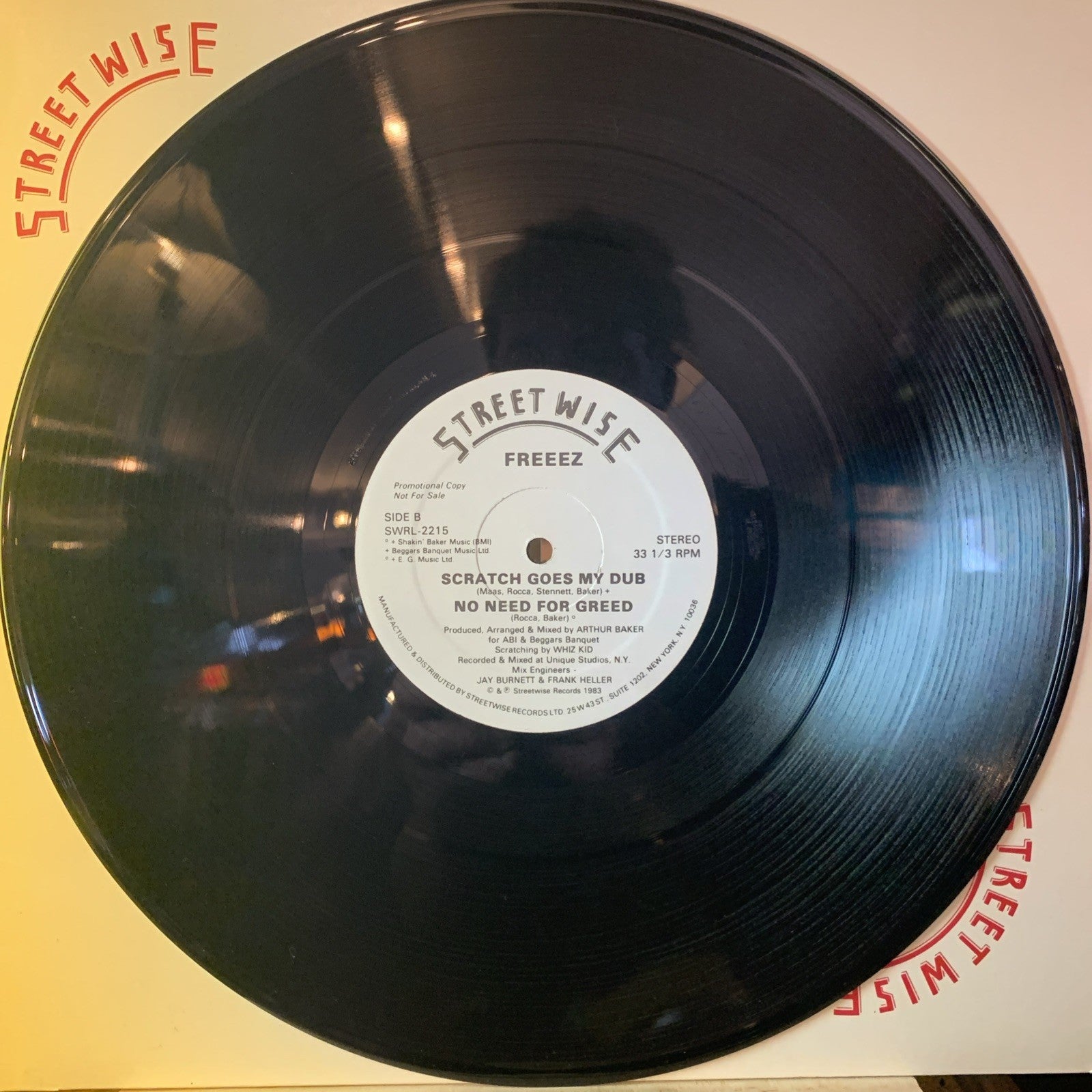 Freeez ‎– Pop Goes My Love -  Streetwise ‎– SWRL-2215 - 12” Promo - NM(M-)